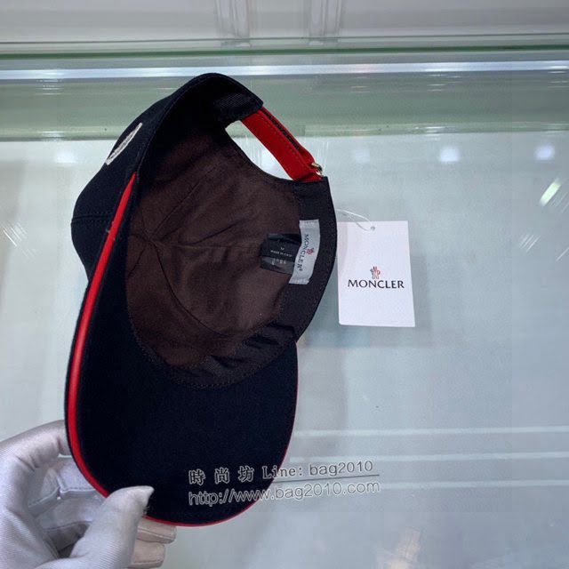 Moncler男女同款帽子 蒙口經典黑白鴨舌帽棒球帽  mm1740